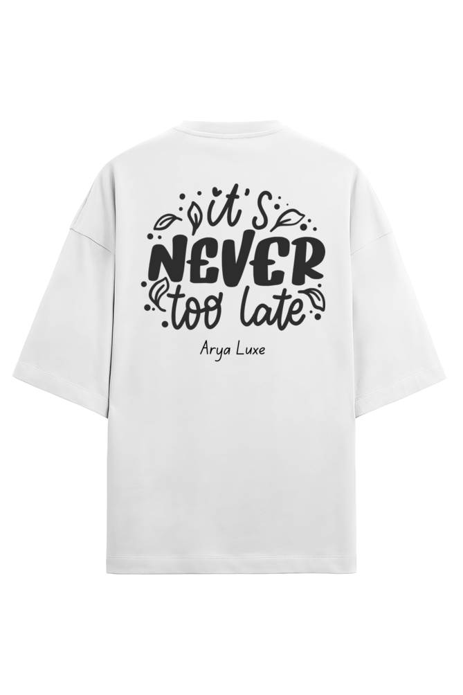 It's Never Too Late Off-Shoulders T-Shirt