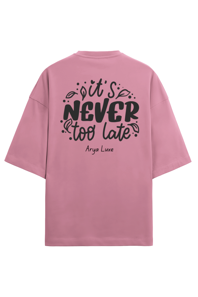 It's Never Too Late Off-Shoulders T-Shirt